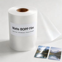 Film BOPP mat pour emballage de boîtes, emballage de gâteaux, impression, film de plastification thermique mat ou brillant, film de plastification à froid