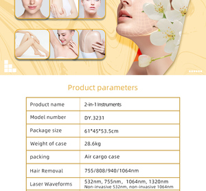 Máquina de Depilación Láser de Diodo 2 en 1, 755/808/940/1064nm, Eliminación de Tatuajes y Lavado de Cejas, Máquina de Alta Potencia para Reafirmar la Piel - Product Image 4