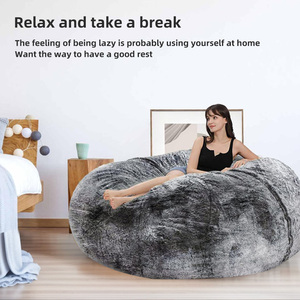 Fauteuil-lit pouf convertible pour adultes, se transformant de fauteuil de relaxation en lit au sol, grand canapé de sol, grand lit - Product Image 2