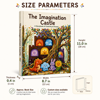 Impression personnalisée de livres d'images pour enfants, reliure parfaite, carton duplex, impression offset, illustrations colorées, cadeau éducatif