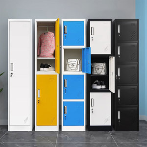 2025 Fashion Single Five Section Key <b>Lock</b> Eco-Friendly Steel Cabinet Apartment Bedroom Household Metal <b>Locker</b> - Product Image 3