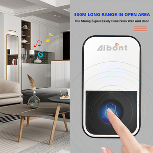 กระดิ่งประตูกันน้ำไร้สาย,กระดิ่งอัจฉริยะ300ม. รัง110 DB เสียง45เสียง CE FCC UKCA - Product Image 3