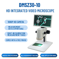 DMSZ30-10 Full HD 1080P Integrated Stereo Zoom Video Microscope 0.7X-4.5X for Mobile Phone PCB Repair Measurement