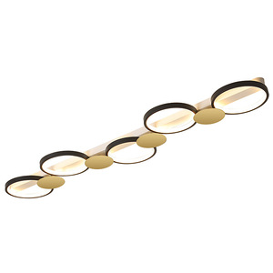 Moderna semplice lampada da soffitto Nordic LED creativa striscia lunga <span class=keywords><strong>lampadario</strong></span> acrilico applicabile al <span class=keywords><strong>corridoio</strong></span> camera da letto soggiorno lampade - Product Image 6