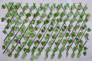 Malla de Cercado Artificial con Hojas Simuladas para Patio, Pantalla de Privacidad, Planta Artificial - Product Image 4