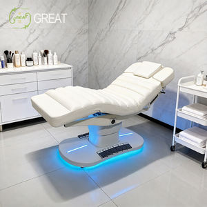 Cama de Masaje Eléctrica Curva de Lujo Moderna con Respaldo Ajustable para Salón de Belleza y Spa - Product Image 1