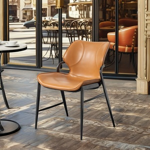 Tây Ban Nha Phong Cách Cổ Điển Ăn Ghế Tốt Nhà Hàng Gian Hàng Ghế Nửa Vòng Trở Lại Phần Còn Lại Ghế Độc Quyền Tân Da Ghế Ăn - Product Image 1