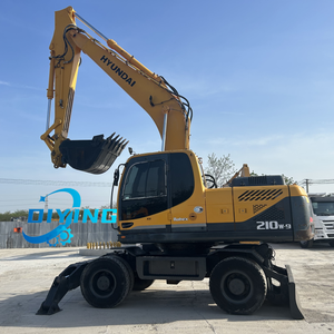 Excavatrice sur pneus d'occasion <span class=keywords><strong>Hyundai</strong></span> 210 populaire et très vendue en stock - Product Image 1