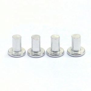 Micro-rivets en aluminium à tête plate 4x2x3,5 mm, ultra petits, légers, pour lunettes, montres, instruments de précision - Product Image 3
