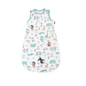 Sac de couchage super doux 2.<span class=keywords><strong>5</strong></span> <span class=keywords><strong>tog</strong></span> pour bébé 100% coton imprimé sans manches sac de couchage portable pour bébé pour bébé - Product Image 3