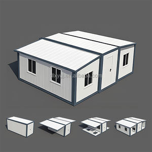 <span class=keywords><strong>Maison</strong></span> extensible à double aile, installation rapide et facile, idéale pour les locations de vacances et les éco-resorts - Product Image 6