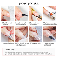 MTSSII 100ml Gel UV Résine Liquide pour Extension d'Ongles, Vernis à Tremper, 6 Couleurs, Longue Durée, Non Toxique, Séchage LED/UV