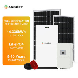 ASGOFT 새로운 5000 와트 스마트 오프 그리드 홈 30kw 에너지 태양 전지 시스템 10kw 장비 태양 에너지 발전기를 사용 - Product Image 1
