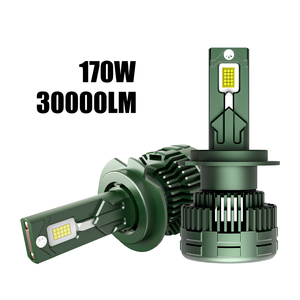 Sistemas de Iluminación Automotriz, Luces LED H11 de 170W, Bombilla LED H7 <span class=keywords><strong>CSP</strong></span> 4575, Faros Delanteros LED H1 H3 9005 9006 H4 para Automóvil - Product Image 2
