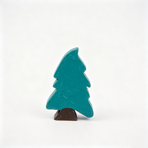 Ornamento a Forma di Albero in Legno di <span class=keywords><strong>Tiglio</strong></span> Dipinto a Mano, Stile Nordico, Decorazione Creativa da Scrivania/Ufficio, Artigianato in Miniatura - Product Image 3