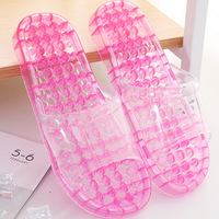 Chaussons de Douche PVC Durables pour Femmes, Mignons, Creux, en Cristal, Massants, Antidérapants, Séchage Rapide, Amortissants, pour l'Intérieur et l'Extérieur
