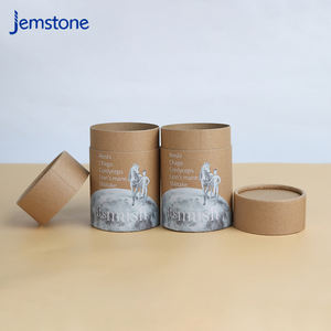 Emballage personnalisé en carton kraft recyclable pour chocolat, thé, poudre protéinée, tube en papier de qualité alimentaire - Product Image 2