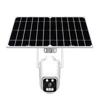 Caméra de sécurité solaire 4G AOV intelligente avec alerte énergétique, PTZ, étanche, détection de mouvement avancée