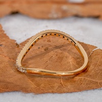 Bague en Argent Sterling 925 Plaqué Or Rose 18K Véritable avec Zirconium Cubique pour Femme, Poli Miroir, Sertie Halo, Style Vintage, Bijoux Fins Élégants, Vente en Gros