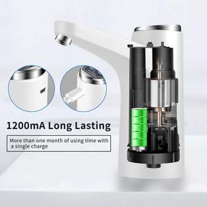 Dispensador de Agua, Bomba Eléctrica, Bebedero, Recargable por USB, Automático, Portátil, Dispensador de Agua, Máquina de Agua - Product Image 3