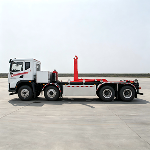 รถบรรทุกติดเครนยกขยะ Dongfeng Huashen 8x4 สำหรับงานหนัก รถบรรทุกติดเครนยกตู้คอนเทนเนอร์ รถเก็บขยะสำหรับเทศบาล - Product Image 1