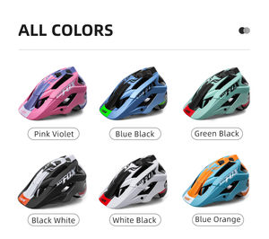 <span class=keywords><strong>Casco</strong></span> BATFOX de Doble Deporte para <span class=keywords><strong>MTB</strong></span> con Certificación CPSC EN1078 para Adultos, Hombres y Mujeres, de Plástico para Ciclismo de Montaña JC006-242 - Product Image 2