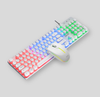 Acer OCC205 Combo Keyboard dan Mouse Berkabel dengan Sensasi Mekanis, 104 Tombol, Lampu Latar Warna-Warni, 3 Tombol, DPI