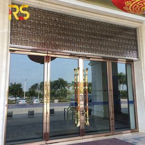 Porta d'Ingresso in Vetro con Telaio in <span class=keywords><strong>Metallo</strong></span> per Interni di Hotel e Ristoranti - Product Image 5