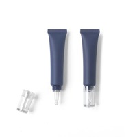 Petit Tube10ml 15ml 20ml Tube de crème cosmétique pour les yeux avec bouchon compte-gouttes en plastique blanc orange vert à presser