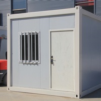 Maison conteneur préfabriquée facile à transporter, bâtiment modulaire pour l'hébergement sur chantier