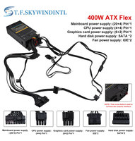 Petite alimentation ATX modulaire complète 1U 400W pour ordinateur de bureau ITX PSU avec fonctionnalités flexibles en stock
