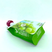 Sachet réutilisable de 250ml 350ml 500ml pour boissons gazeuses et jus Sachet liquide debout avec bec verseur Sac en plastique pour eau minérale Sachet De Jus