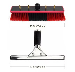 HSM Metal <b>Model</b> Multi-functional 12-36ft Steel Handle PP Brush Water Fed Pole <b>Kit</b> for Outdoor Solar Panel Window Glass Cleaning - Product Image 2