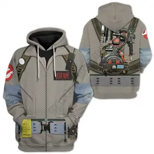 Fitspi fantasia clássica estampada <span class=keywords><strong>3d</strong></span>, uniforme masculina e feminina com capuz, estilo diy, com capuz - Product Image 2