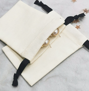 Sac cadeau personnalisé en coton avec cordon de serrage, sac en toile de coton avec cordon de serrage, sac de shopping - Product Image 5