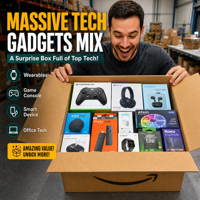 COSMOVA Electronics Mystery Box Randomly 3C Tech Gadgets Wholesaler Price High Quality Electronics Mystery Box