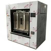 Laveuse-essoreuse industrielle à barrière de 100 kg à entretien facile / Machine à laver à barrière sanitaire pour hôpitaux