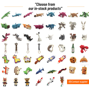 Плюшевая игрушка-норка для собак, пищащая, для дрессировки щенков и игр - Product Image 6