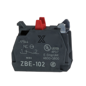 ZBE102 ZBE-102 Contact module for <b>push</b>-<b>button</b> <b>switch</b> Extension fitting of <b>push</b> <b>button</b> <b>switch</b> - Product Image 1