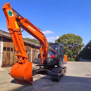 Pelleteuse Hitachi Zx120 d'occasion à vendre Petite pelleteuse sur chenilles d'occasion en bon état avec moteur Isuzu - Product Image 4