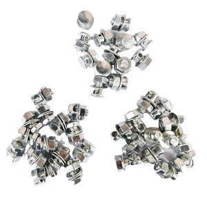 Clips Metálicos Hexagonales para Cable de Bicicleta con Plataforma de 28mm, Clip para Guardabarros para Freno y Cambio - Product Image 3