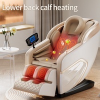 Fauteuil de massage électrique Leercon OEM de luxe à gravité zéro avec compression par airbag 8D, assistant vocal IA et musique, à prix abordable