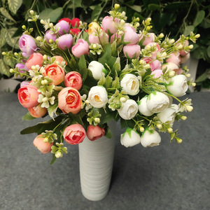 Bouquets <span class=keywords><strong>de</strong></span> <span class=keywords><strong>fleurs</strong></span> artificielles <span class=keywords><strong>de</strong></span> haute qualité, faits à la main, en forme <span class=keywords><strong>de</strong></span> sachets <span class=keywords><strong>de</strong></span> thé <span class=keywords><strong>de</strong></span> <span class=keywords><strong>printemps</strong></span>, pour mariage, rentrée scolaire, style Instagram, <span class=keywords><strong>fleurs</strong></span> populaires - Product Image 2