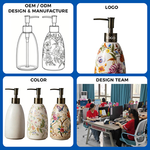 <span class=keywords><strong>Distributeur</strong></span> de <span class=keywords><strong>savon</strong></span> <span class=keywords><strong>liquide</strong></span> en céramique de style européen de luxe populaire pour la décoration intérieure (vente en gros) - Product Image 5