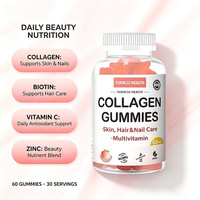Gummies de Collagène Beauté GMP Véganes Sans Sucre Formule Soutien Nutritionnel Peau Cheveux Ongles OEM ODM Vente en Gros