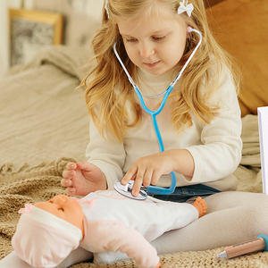 Kit de Docteur <span class=keywords><strong>en</strong></span> Bois pour Enfants, Jouet de Simulation Médicale, Kit de Développement Médical - Product Image 2