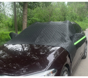 Housse de <span class=keywords><strong>pare</strong></span>-<span class=keywords><strong>brise</strong></span> de berline personnalisée pour extérieur, protection UV 90%, imperméable, anti-vent, en feuille d'aluminium, protection neige et anti-poussière 60% - Product Image 5