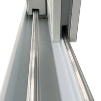 2024 dernières fenêtres coulissantes en PVC à double vitrage modernes insonorisées coupe-vent ouragan Impact rideaux de persienne en verre cadre UPVC