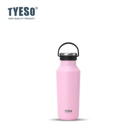 Bouteille isotherme en acier inoxydable 304 avec poignée confortable pour la salle de sport, l'entraînement, la course à pied, le cyclisme