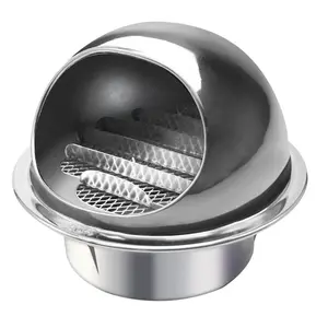SUS 304 Stainless steel air vent cap with filter for hvac system